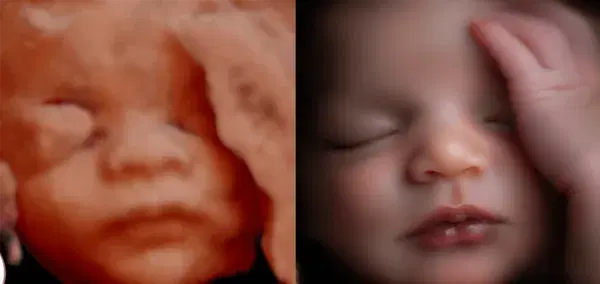 8K realistic baby image 3